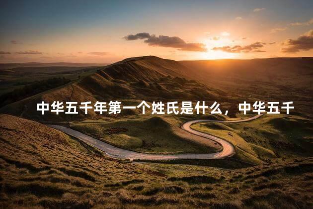 中华五千年第一个姓氏是什么，中华五千年第一个姓氏是什么字