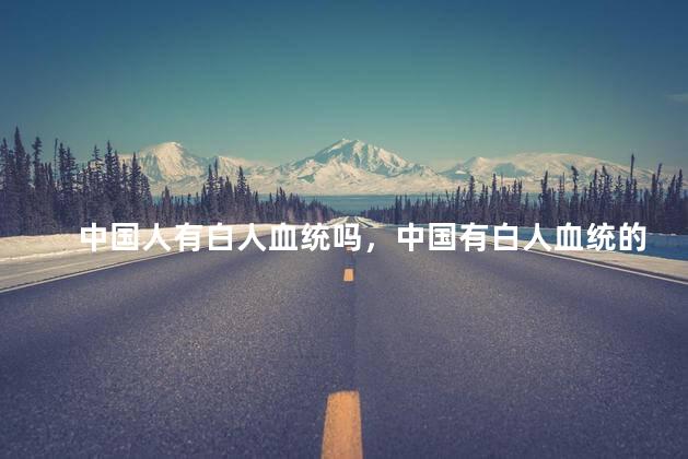 中国人有白人血统吗，中国有白人血统的民族