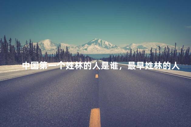 中国第一个姓林的人是谁，最早姓林的人是谁
