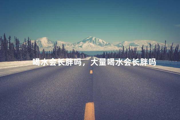 喝水会长胖吗，大量喝水会长胖吗