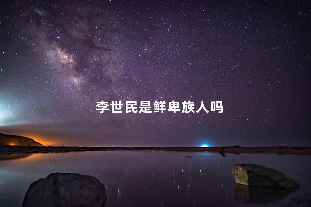 李世民是鲜卑族人吗，李世民汉人还是鲜卑人