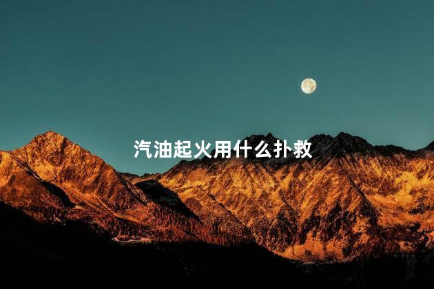 汽油起火用什么扑救，汽油起火用什么灭火器