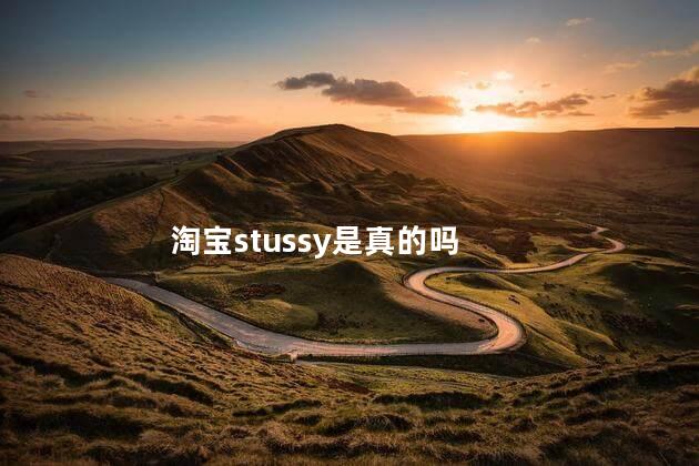 淘宝stussy是真的吗