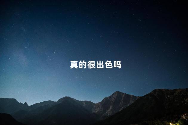 真的很出色吗