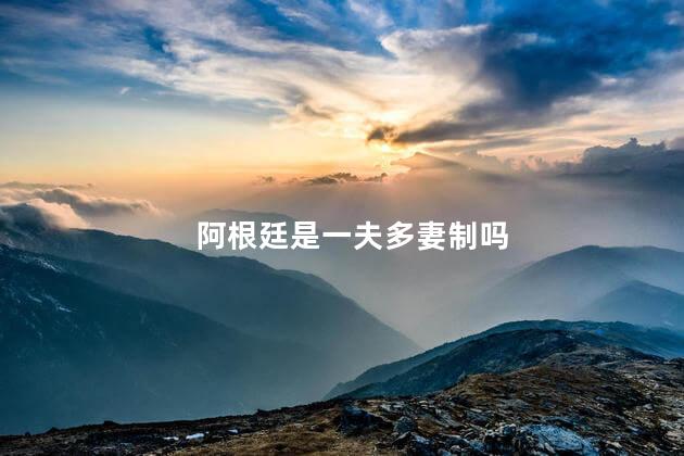 阿根廷是一夫多妻制吗，阿根廷一夫一妻吗