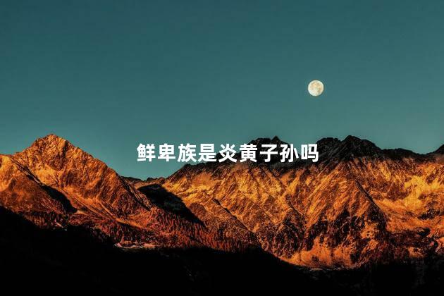 鲜卑族是炎黄子孙吗，鲜卑族是中国人吗